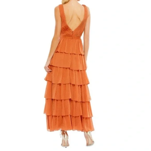 chinese dress ladies Gisele Yellow Ruffle Maxi Dress main image 0